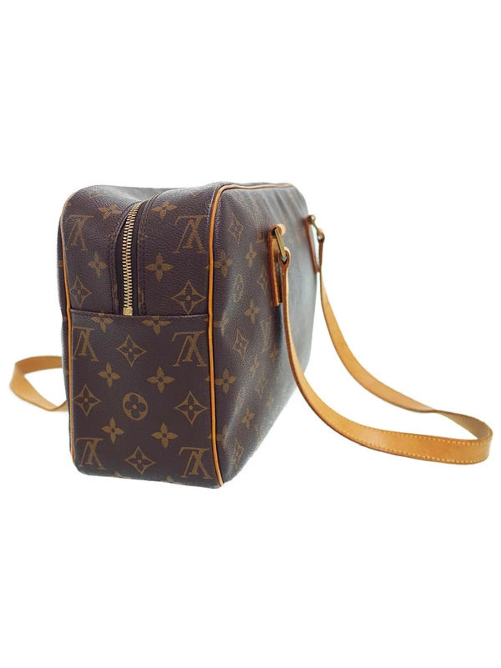 Louis Vuitton Cite Bag Monogram Shoulder Brown